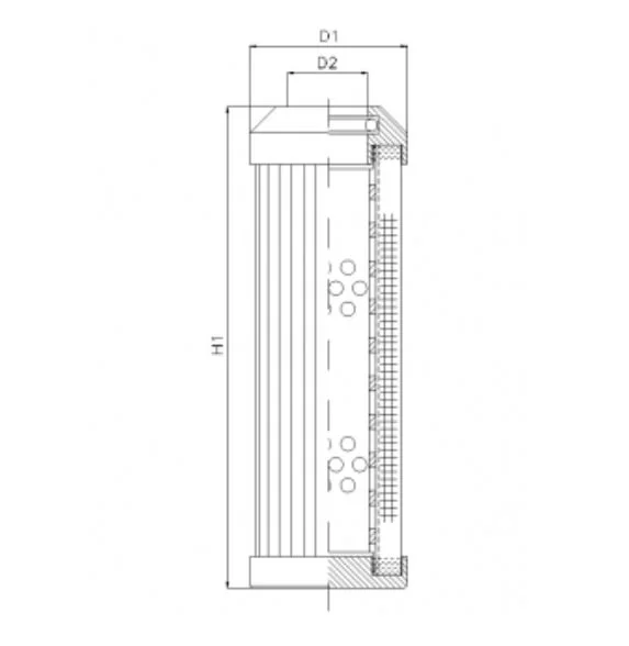 Filtrec - DMD243B10B - Hydraulic filter element
