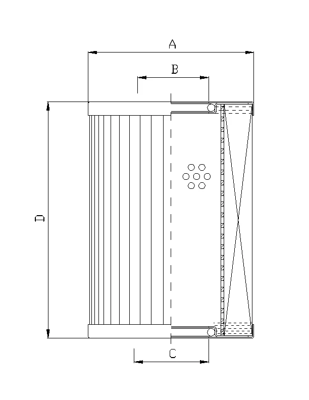 Filtrec - DMD362B60B - Hydraulic filter element