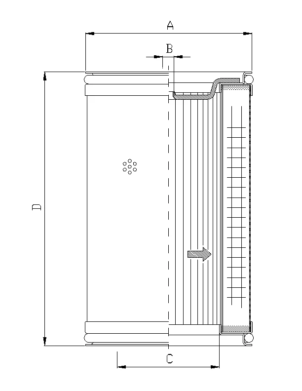 Filtrec - DMD754B100B - Hydraulic filter element