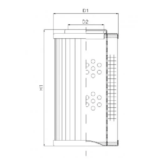 Filtrec - DVD20004E15B - Hydraulic filter element