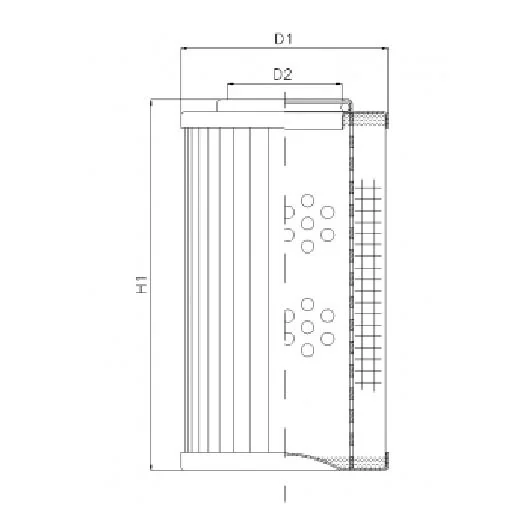 Filtrec - DVD20045B100V - Hydraulic filter element