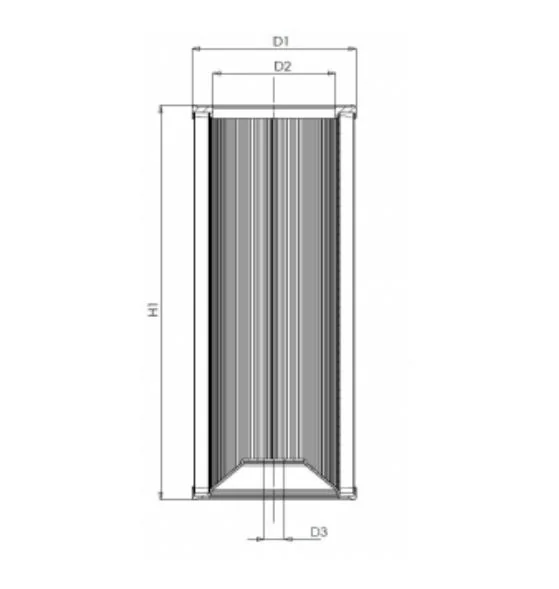 Filtrec - E711G10 - Hydraulic filter element