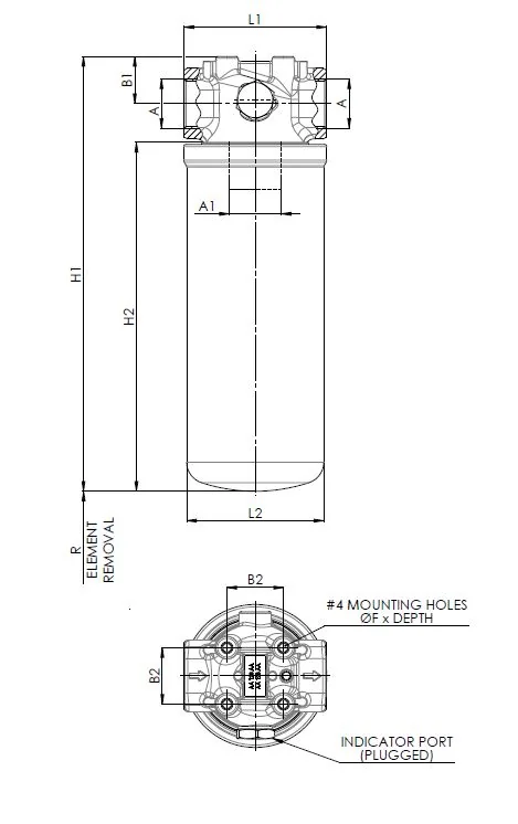 Filtrec - FA405G25BB4DT000S0 - In-line filter (pressure line)