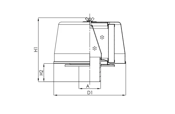 Filtrec - FB150B8C10 - Air filter (filling / ventilation)