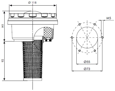 Filtrec - FB251D2G10000 - Air filter (filling / ventilation)
