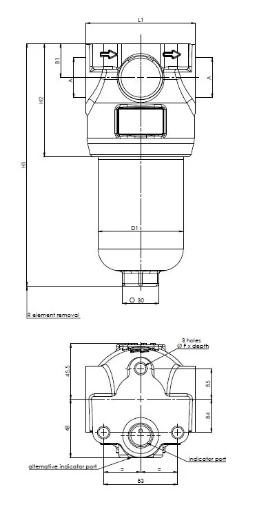 Filtrec - FH420D125G25ABB3D0S000S0 - In-line filter (pressure line)