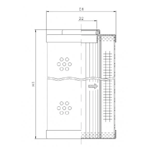 Filtrec - H311G10B - Hydraulic filter element