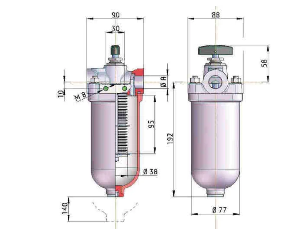 Filtrec - KMGP00014 - Plate gap-type filter