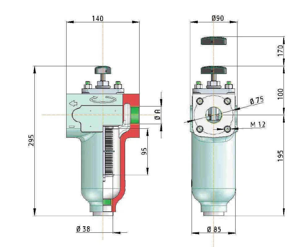 Filtrec - KMGP00031 - Plate gap-type filter