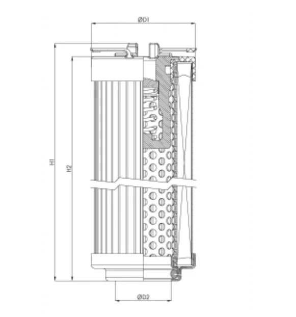 Filtrec - R101C10B - Hydraulic filter element