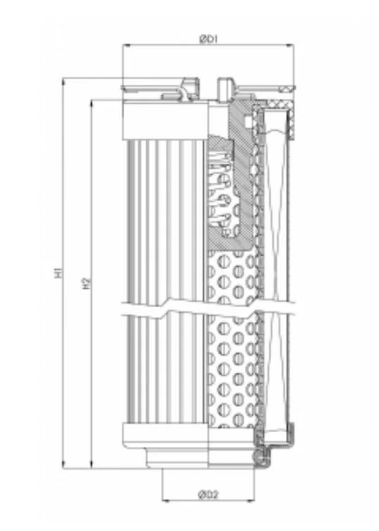 Filtrec - R101T60B - Hydraulic filter element