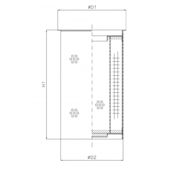 Filtrec - R102G25C - Hydraulic filter element