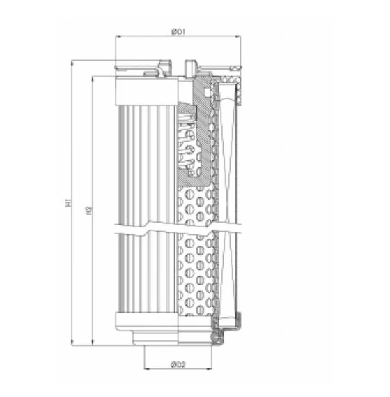 Filtrec - R104G10B - Filter element for return filter