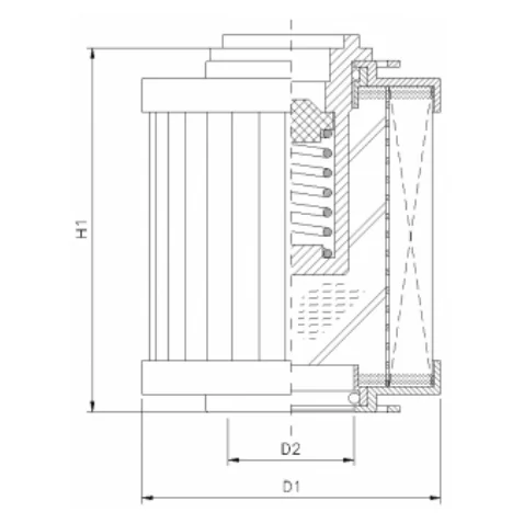 Filtrec - R120G10C - Hydraulic filter element