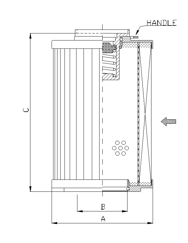 Filtrec - R142C10B - Hydraulic filter element