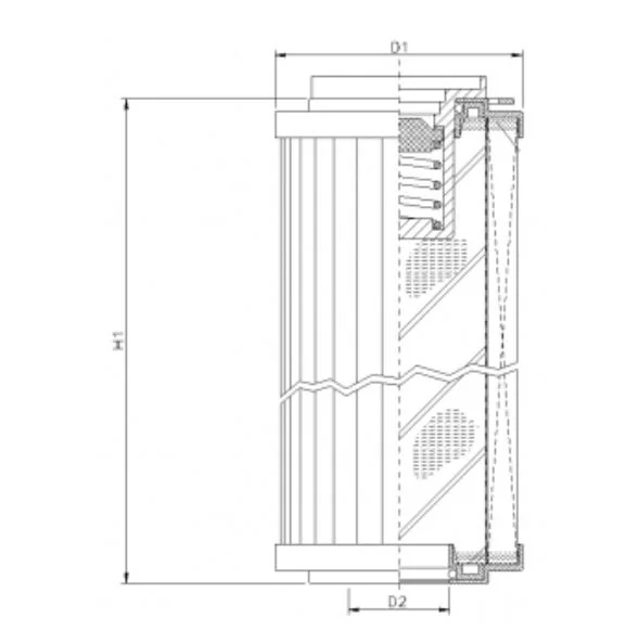 Filtrec - R152T60B - Hydraulic filter element