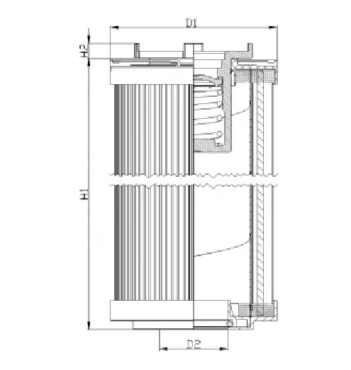 Filtrec - R165T250B - Hydraulic filter element