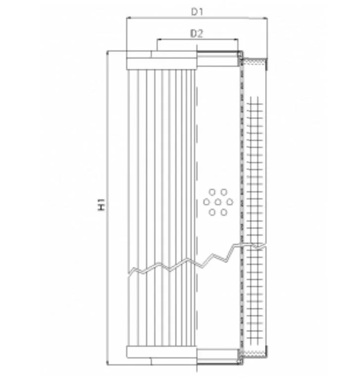 Filtrec - R241CW25 - Hydraulic filter element