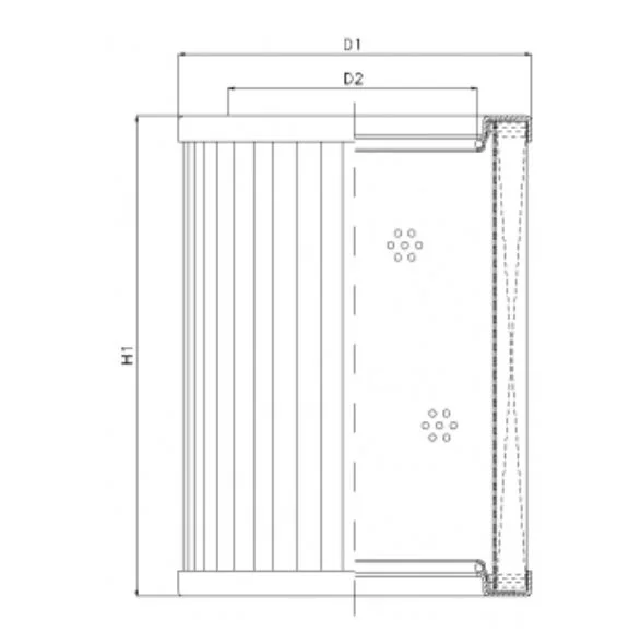 Filtrec - R432T200 - Hydraulic filter element
