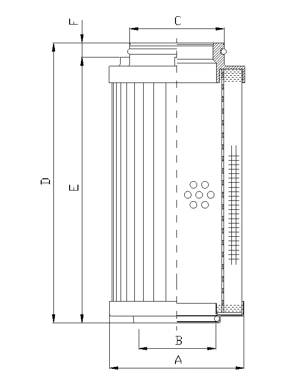 Filtrec - R541C10 - Hydraulic filter element