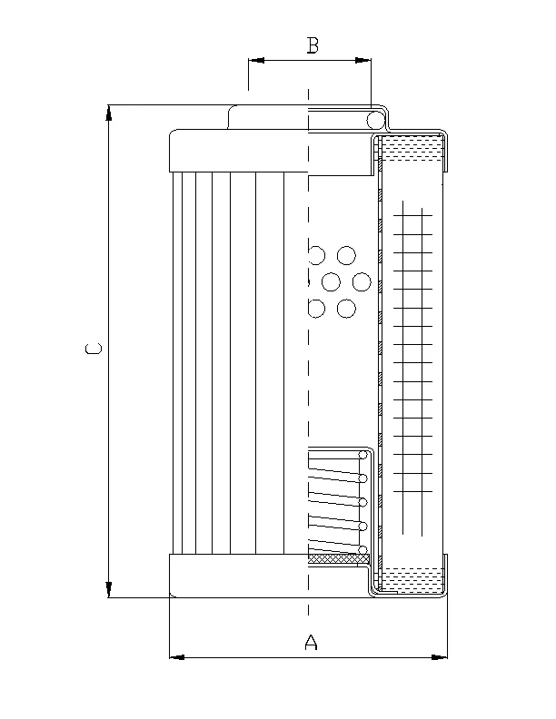 Filtrec - R610T60 - Hydraulic filter element