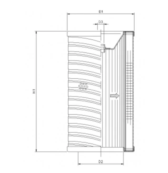 Filtrec - R731T10 - Hydraulic filter element