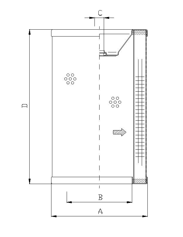 Filtrec - R732G10P - Hydraulic filter element