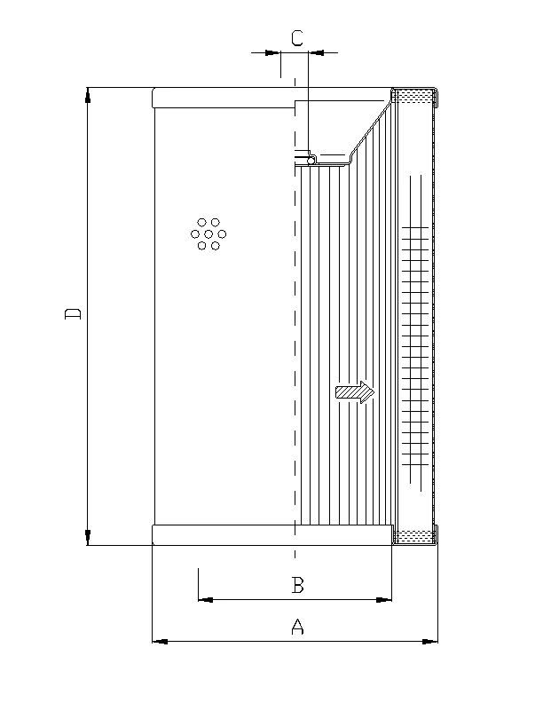 Filtrec - R732T100 - Hydraulic filter element