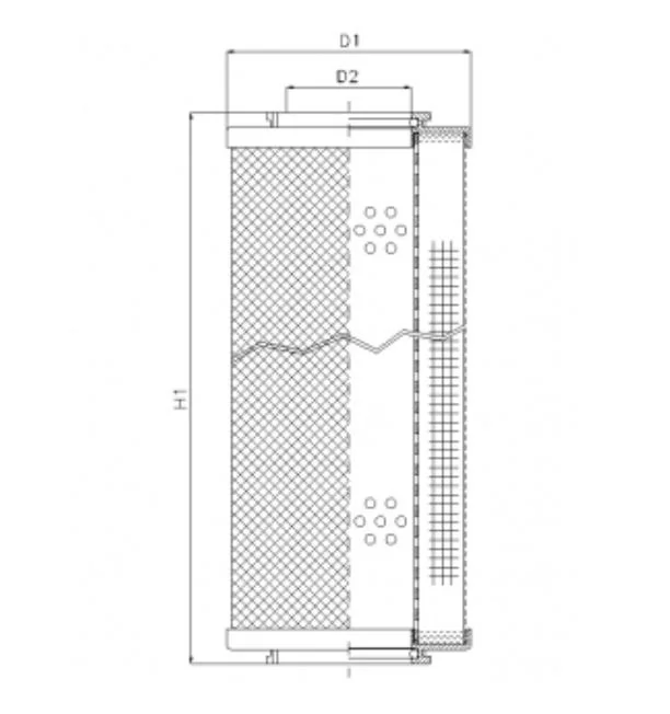 Filtrec - RHK800M15B - Hydraulic filter element