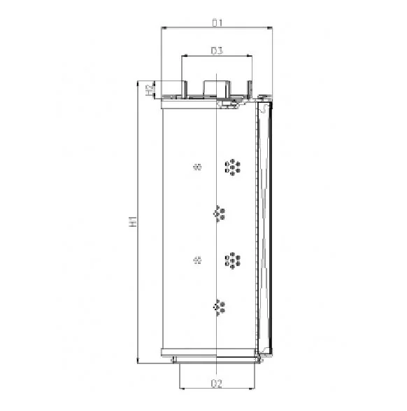 Filtrec - RHR1300G05B0/AB1 - Hydraulic filter element