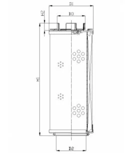 Filtrec - RHR1300M05B0/AB1 - Hydraulic filter element