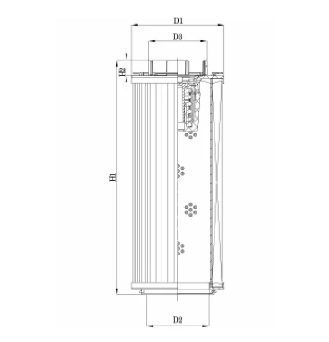 Filtrec - RHR1300S100B3/AB1 - Hydraulic filter element
