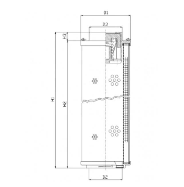 Filtrec - RHR1700N20B - Hydraulic filter element