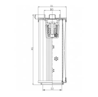 Filtrec - RHR2600GW10B3/AB1 - Hydraulic filter element