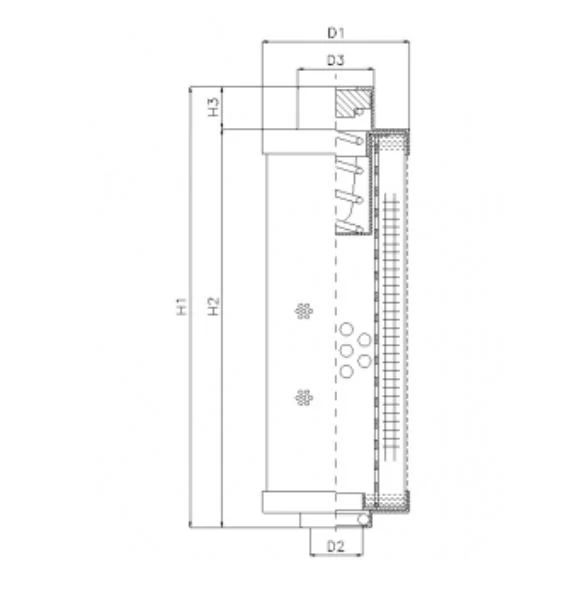 Filtrec - RHR30G10B/5 - Hydraulic filter element