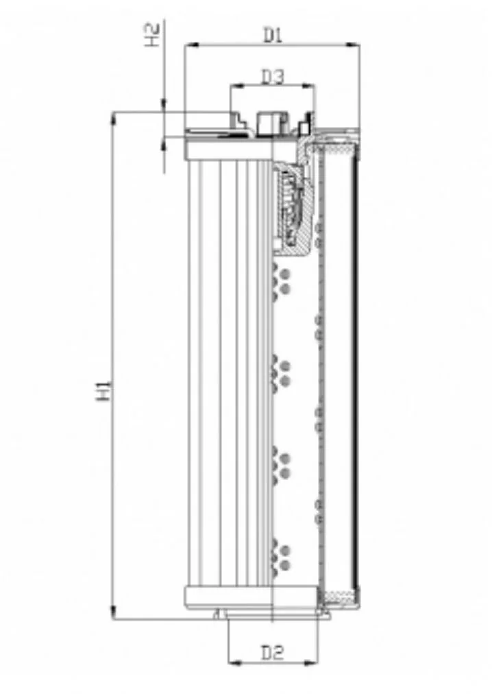 Filtrec - RHR330GW10V3/AB1 - Hydraulic filter element
