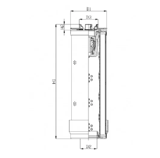 Filtrec - RHR600G05B3/AB1 - Hydraulic filter element