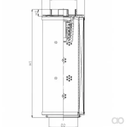 Filtrec - RHR660N05B3/AB1 - Hydraulic filter element