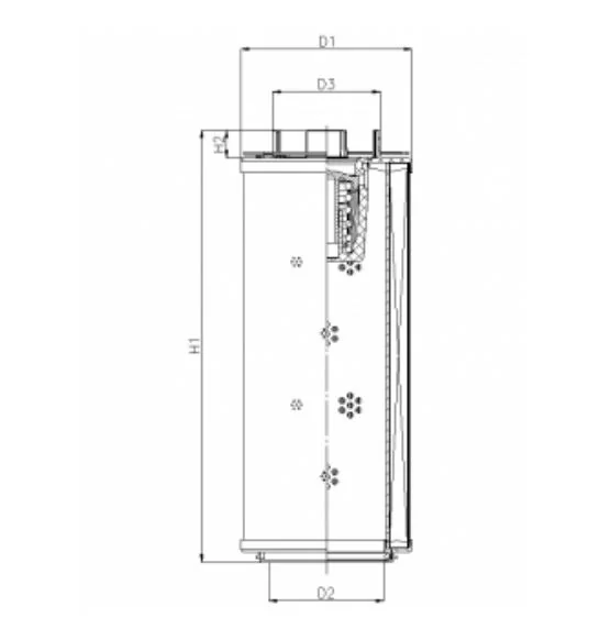Filtrec - RHR850N05B3/AB1 - Hydraulic filter element