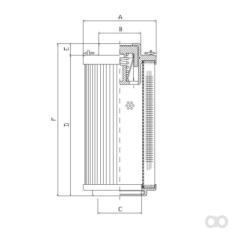 Filtrec - RHR950A10B - Hydraulic filter element