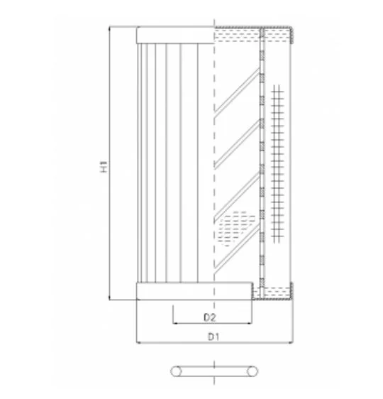 Filtrec - RLR175B25B/5 - Hydraulic filter element