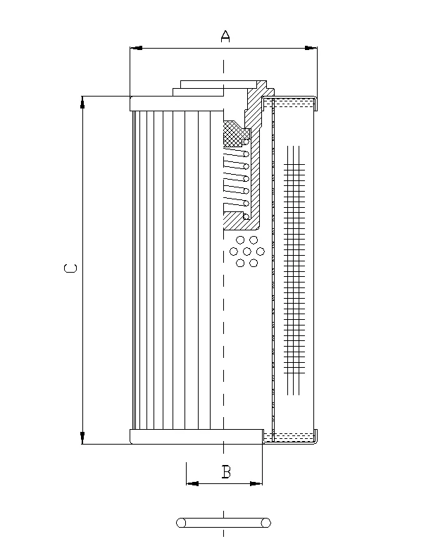 Filtrec - RLR320E10V/1 - Hydraulic filter element