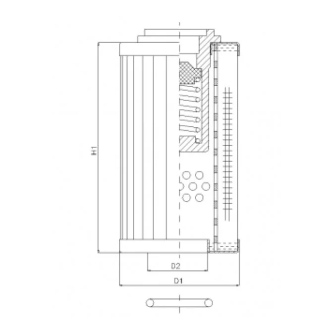Filtrec - RLR330B80B - Hydraulic filter element