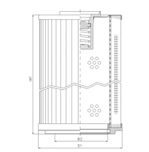 Filtrec - RLR41B40B - Hydraulic filter element