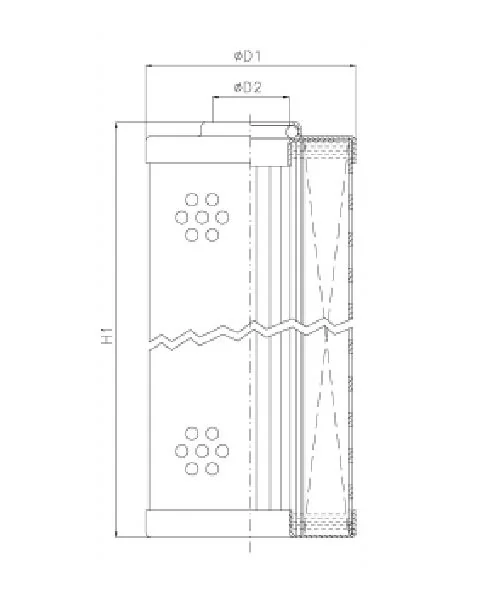 Filtrec - RLR70E15B - Hydraulic filter element