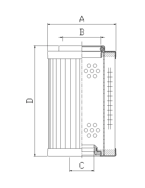 Filtrec - RMR444E20B - Hydraulic filter element
