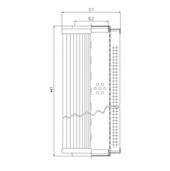 Filtrec - RMR493B100B - Hydraulic filter element