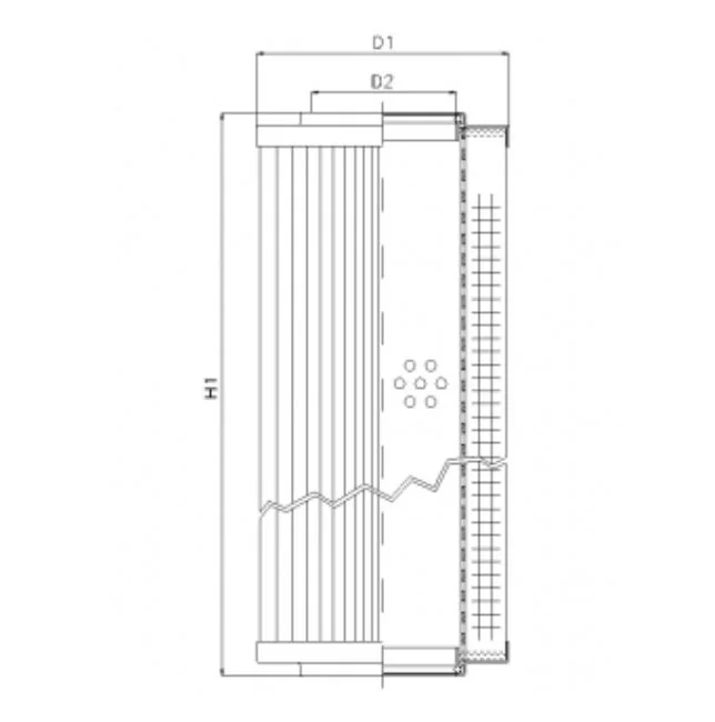 Filtrec - RVR10018B80B - Hydraulic filter element
