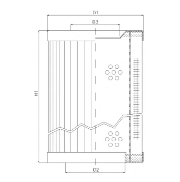 Filtrec - RVR1140A05B - Hydraulic filter element