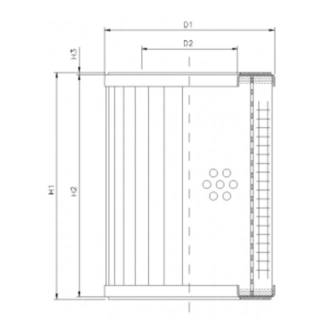 Filtrec - RVR11800B25B - Hydraulic filter element